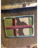Dannebrog -  Stor MultiCam på velcro