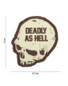 Tactical Hottie 3D PVC Patch, Grøn