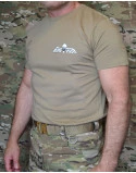 ParaWings T-shirt i MTS-Khaki, Lille sort vinge