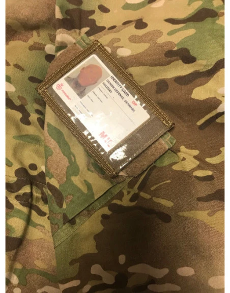 LANCER - ID-kort holder med velcro, Olivengrøn