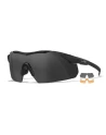 Wiley X - Vapor COMM, 2.5, Grey/Clear/Light Rust med sort stel