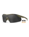 Wiley X - Vapor COMM, 2.5, Grey/Clear/Light Rust med Tan stel