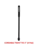 NITE IZE - GEAR TIE CORDABLE, Sort