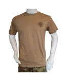LANCER - T-shirt, MTS-Khaki m. Den Kgl. Livgardes Regimentsmærke