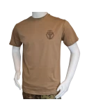 LANCER - T-shirt, MTS-Khaki m. Gardehusarregimentets Regimentsmærke