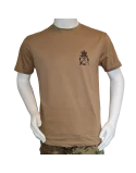 LANCER - T-shirt, MTS-Khaki m. Ingeniørregimentets Regimentsmærke