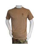 LANCER T-shirt i MTS-Khaki, m. Efterretningsregimentets Regimentsmærke trykt på brystet