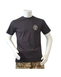 LANCER - T-shirt, Sort m. Gardehusarregimentets Regimentsmærke