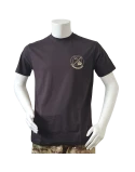 LANCER T-shirt i Sort m. 4. Marineeskadrons enhedsmærke trykt på brystet