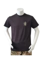 LANCER T-shirt, Sort m. Føringsstøtteregimentets Regimentsmærke trykt på brystet