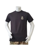 LANCER T-shirt, Sort m. Hærens Sergentskoles enhedsmærke trykt på brystet