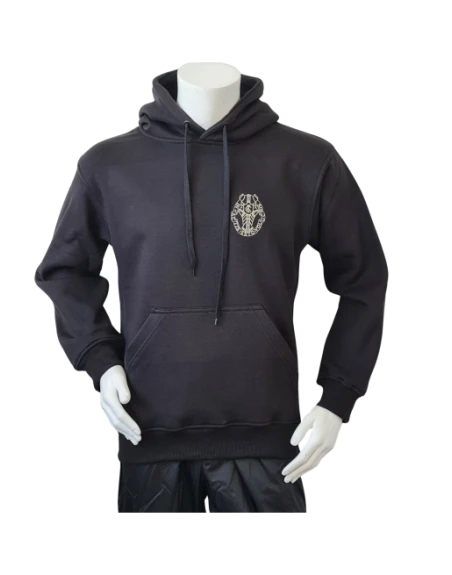 Lancer - Hoodie u/zip, Sort, GARDEHUSARREGIMENTET
