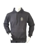 Lancer - Hoodie u/zip, FØRINGSSTØTTEREGIMENTET, Sort