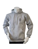 Lancer - Hoodie u/zip, FØRINGSSTØTTEREGIMENTET, Grå