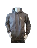 Lancer - Hoodie u/zip, Mørkegrå med INGENIØRREGIMENTET tryk på ryg