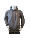 Lancer - Hoodie u/zip, Mørkegrå med INGENIØRREGIMENTET tryk på ryg