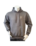 Lancer - Hoodie u/zip, Mørkegrå med DANSKE ARTILLERIREGIMENT tryk på ryg