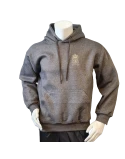 Lancer - Hoodie u/zip, Mørkegrå med EFTERRETNINGSREGIMENTET tryk på ryg