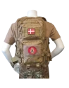 Rygsæk med Hærens Sergentskole-Patch, sæt