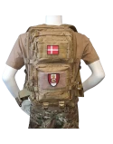 Rygsæk med Trænregimentet-Patch, sæt