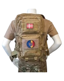 Rygsæk m. Slesvigske Fodregiments Regimentsmærke, sæt