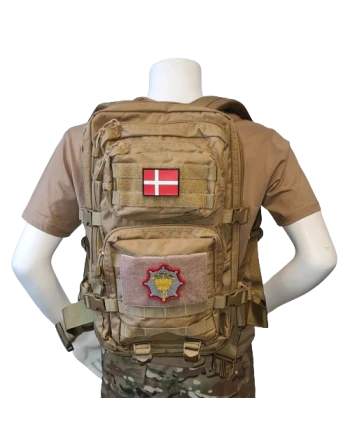 Ryksæk m. Den Kgl. Livgardes Regimentsmærke, sæt