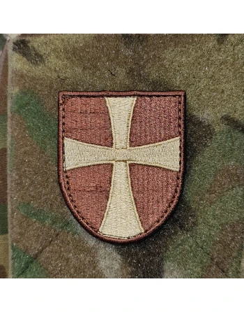 Dansk Mantova Kors med Velcro, Brun/Sand