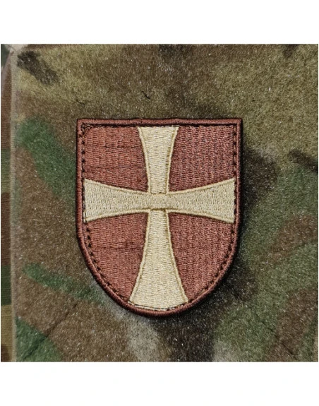 Dansk Mantova Kors med Velcro, Brun/Sand