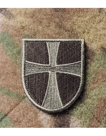 Dansk Mantova Kors med Velcro, Grøn/oliven