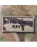 ROYAL DANISH NAVY ærmemærke, MultiCam på velcro