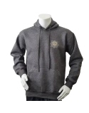 Lancer - Hoodie u/zip, Mørkegrå med LIVGARDEN tryk på ryg