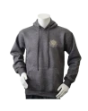 Lancer - Hoodie u/zip, Mørkegrå med LIVGARDEN tryk på ryg