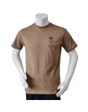 Lancer – T-shirt med Søværnets Enhedsmærke tryk på bryst, MTS-Khaki
