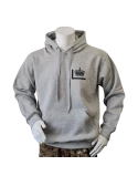 Lancer - Hoodie, grå med FLYVERHJEMMEVÆRNET tryk på ryg