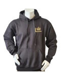 Lancer - Hoodie, med 1/1 LG,  Fløjkompagniet-tryk på ryg, Sort