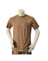 Lancer T-shirt med Marinehjemmeværnet, tryk på bryst, MTS-Khaki
