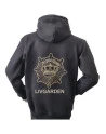 Lancer - Hoodie u/zip, LIVGARDEN, Sort