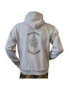Lancer - Hoodie u/zip, Grå med SLESVIGSKE FODREGIMENT tryk på ryg