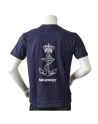 Lancer – T-shirt med Søværnets Enhedsmærke tryk på bryst, Marineblå