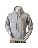 Lancer Hoodie med Pionerpatruljedeling Fyn, tryk på ryg, Grå