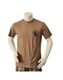 Lancer T-shirt med HVK NORDFYN, tryk på bryst, MTS-Khaki