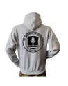 Lancer Hoodie med STKMP KBH VESTEGN, tryk på ryg, Grå