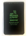 Modestone - Waterproof Taktisk Notebook med Glowpad, Lårlomme
