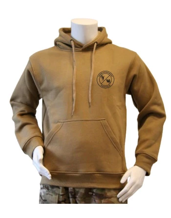 Lancer Hoodie, Coyote med HVK Odense Dalum tryk på ryg