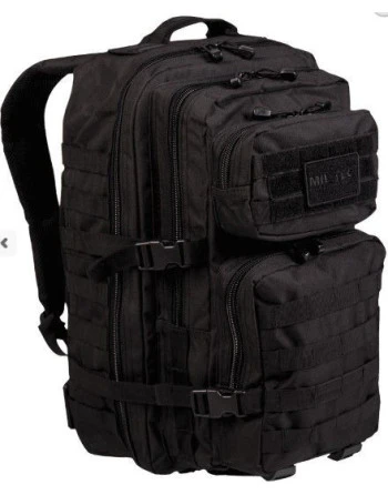 MIL-TEC - Rygsæk, 36L, Sort