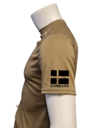 XGO T-shirt, TAN-499 med Jydske Dragonregiment, tryk på bryst