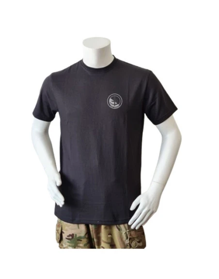 Lancer T-shirt, Sort med HVK Tønder, tryk på bryst
