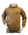 Lancer Hoodie, Coyote med Andeby Airsoft, tryk på ryg
