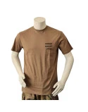 LANCER - T-shirt med Andeby Airsoft, tryk på bryst, MTS-Khaki