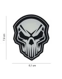 Angry Skull, Selvlysende 3D PVC Patch